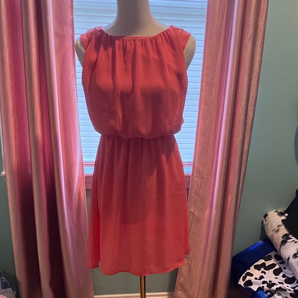 Dina Be Coral Mini Dress